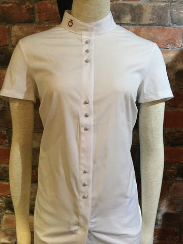 Cavalleria Toscana Snap Button Short Sleeve Shirt from AJ's Equestrian Boutique, Hertfordshire, England