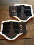 Kingsland Jose Brushing Boots Front Pair from AJ's Equestrian Boutique, Hertfordshire, England