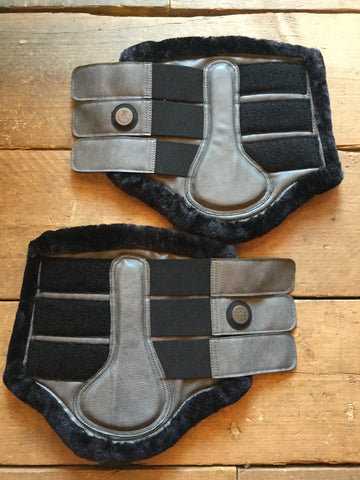 Kingsland Jose Brushing Boots Front Pair from AJ's Equestrian Boutique, Hertfordshire, England