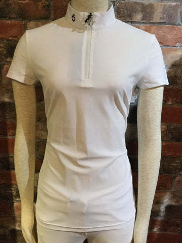 Cavalleria Toscana Front Zip Polo Shirt from AJ's Equestrian Boutique, Hertfordshire, England