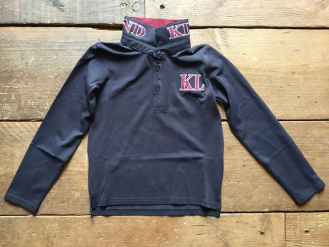 Kingsland Dufourspitze Junior Long Sleeve Polo Shirt from AJ's Equestrian Boutique, Hertfordshire, England